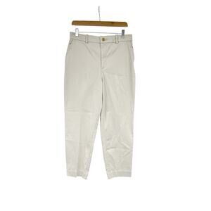 SPANX Slim Straight Pant SPANXsupersmooth™ Stretch Twill Bone Womens Large New